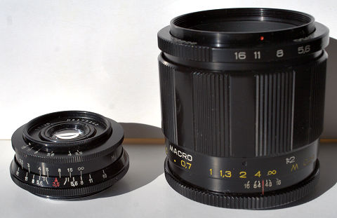 Canon EOS 350D with MC Volna-9 2.8/50mm Macro 1:2